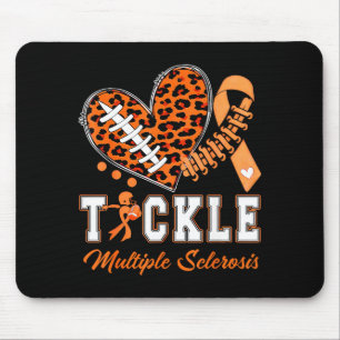 Alfombrilla De Ratón Tackle la Esclerosis Múltiple Cinta Naranja Concie