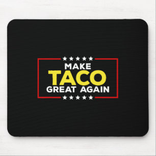 Alfombrilla De Ratón Taco Divertido Trump Siempre se Echa para Atrás Ha