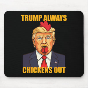 Alfombrilla De Ratón Taco Divertido Trump Siempre se Rinde Pollo