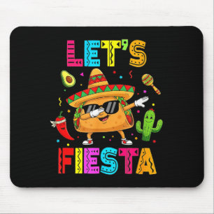 Alfombrilla De Ratón Taco Divertido Vamos Fiesta Partido Cinco De Mayo 