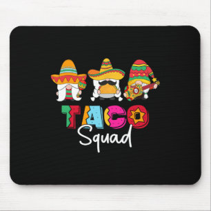 Alfombrilla De Ratón Taco Squad Cinco De Mayo Graciosa Cocina Mexicana