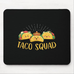 Alfombrilla De Ratón Taco Squad Funny Cinco De Mayo Cocina Mexicana