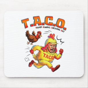 Alfombrilla De Ratón Taco Trump divertido siempre expulsa a los hombres