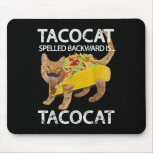Alfombrilla De Ratón Tacocat Funny Cat Taco Lover Tee Kitty Tacos Shirt