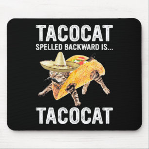 Alfombrilla De Ratón Tacocat Spelled Backward Es... Tacocat Para Tacosa