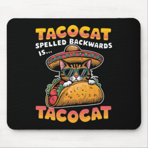 Alfombrilla De Ratón Tacocat Spelling Ckwards Shirt Taco Cat Cinco De M