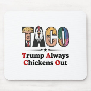 Alfombrilla De Ratón Tacos América Vintage Trump Siempre Se Rinde 