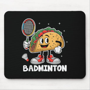 Alfombrilla De Ratón Tacos Bádminton Taco Comida Mexicana Cinco De Mayo