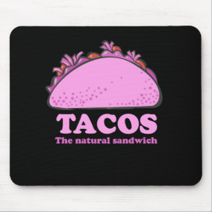 ALFOMBRILLA DE RATÓN TACOS ROSADO