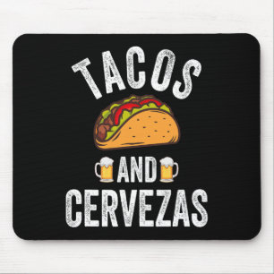 Alfombrilla De Ratón Tacos Y Cervezas Shirt Funny Cinco De Mayo Mexican