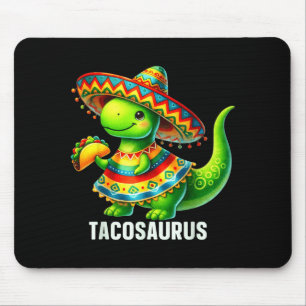 Alfombrilla De Ratón Tacosaurus taco dinosaur dino cinco de mayo niñosT