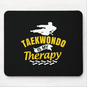 Alfombrilla De Ratón Taekwondo Es Terapia Kickboxing Artes Marciales Ka