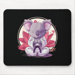 Alfombrilla De Ratón Taekwondo Koala Kickboxing Animall Jiu-Jitsu Kung