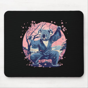 Alfombrilla De Ratón Taekwondo Koala Kickboxing Animall Jiu-Jitsu Kung