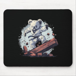Alfombrilla De Ratón Taekwondo Koala Kickboxing Animall Jiu-Jitsu Kung