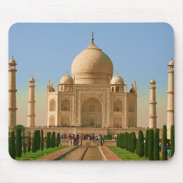 Alfombrilla De Ratón taj mahal bright (Frente)