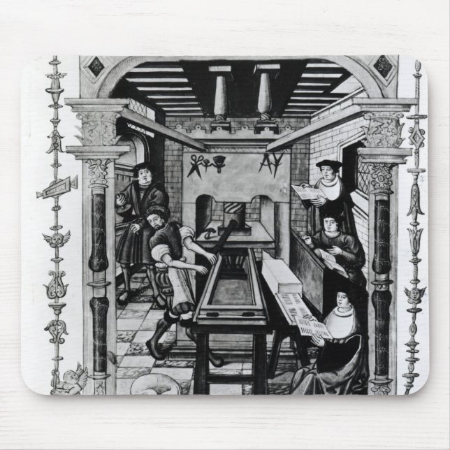 Alfombrilla De Ratón Taller de la impresión (Frente)