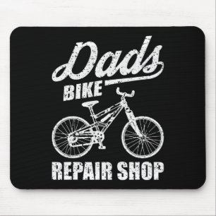 Alfombrilla De Ratón Taller de reparación de bicicletas Papá divertido 