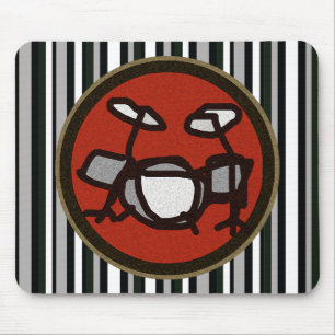 Alfombrilla De Ratón tambores, bateristas
