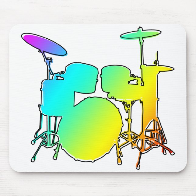 Alfombrilla De Ratón tambores odd-Rex (Frente)