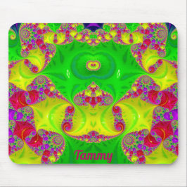 Alfombrilla De Ratón TAMMY ~ Zany Hot Ceries, amarillo, rojo y verde