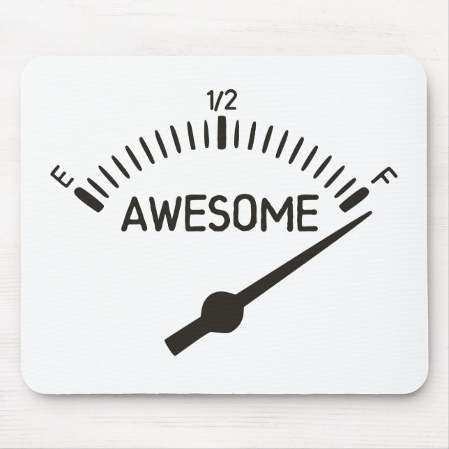 Alfombrilla De Ratón Tan por completo del indicador impresionante (Frente)