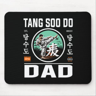 Alfombrilla De Ratón Tang Soo Do Karate Dad Por Artes Marciales Y Padre