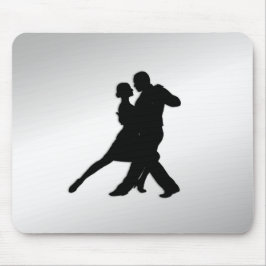 Alfombrilla De Ratón Tango Dancers Silhouette