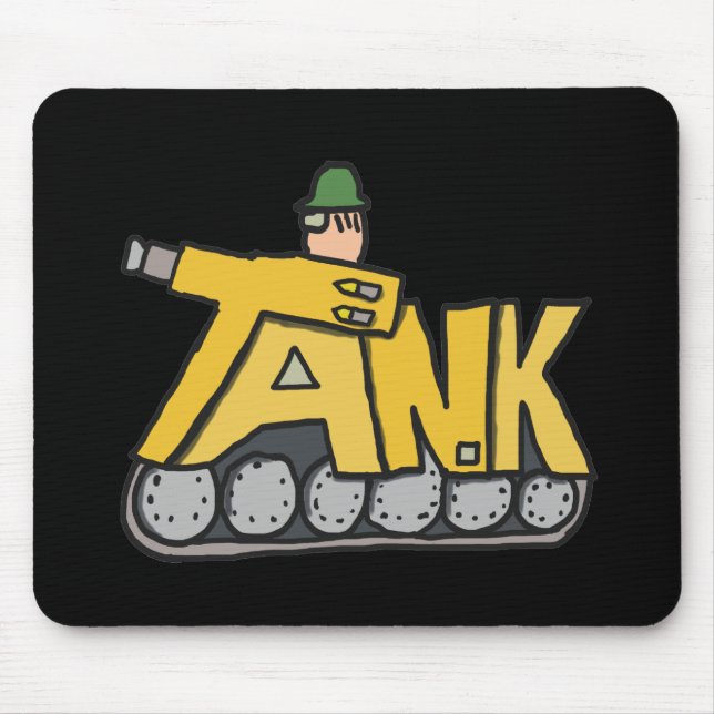 Alfombrilla De Ratón Tanque de batalla (Frente)