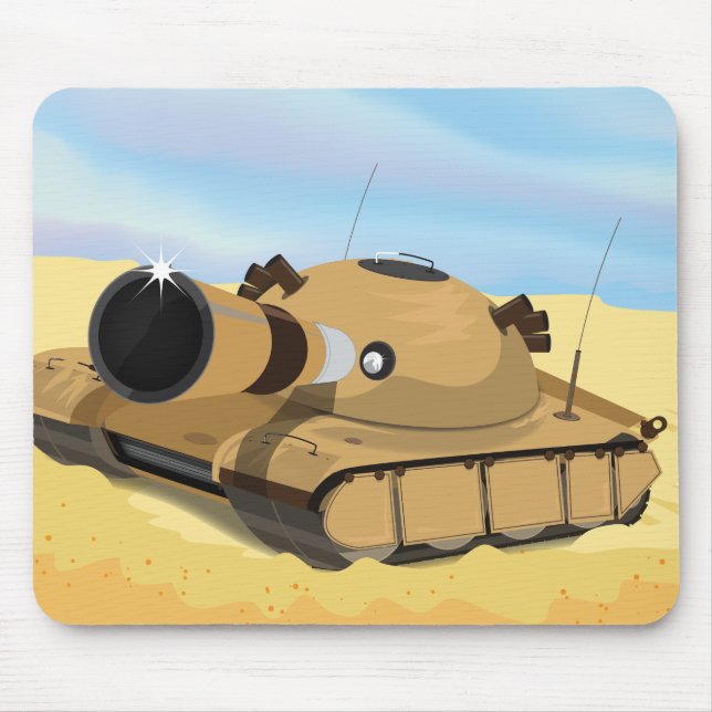 Alfombrilla De Ratón Tanque del Desierto (Frente)