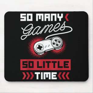 Alfombrilla De Ratón Tantos Videojuegos Tan Poco Tiempo - Juegos