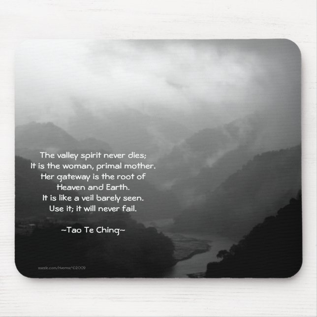 Alfombrilla De Ratón Tao Te Ching No.6 /Mousepad (Frente)