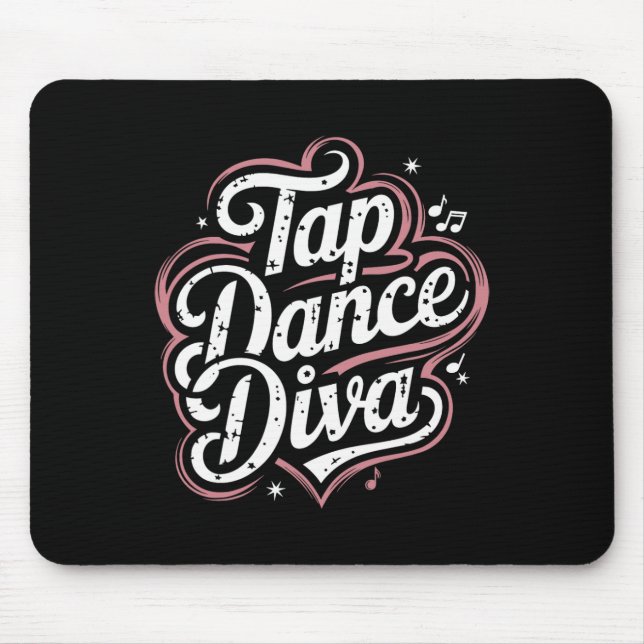 Alfombrilla De Ratón Tap Dance Diva (Frente)