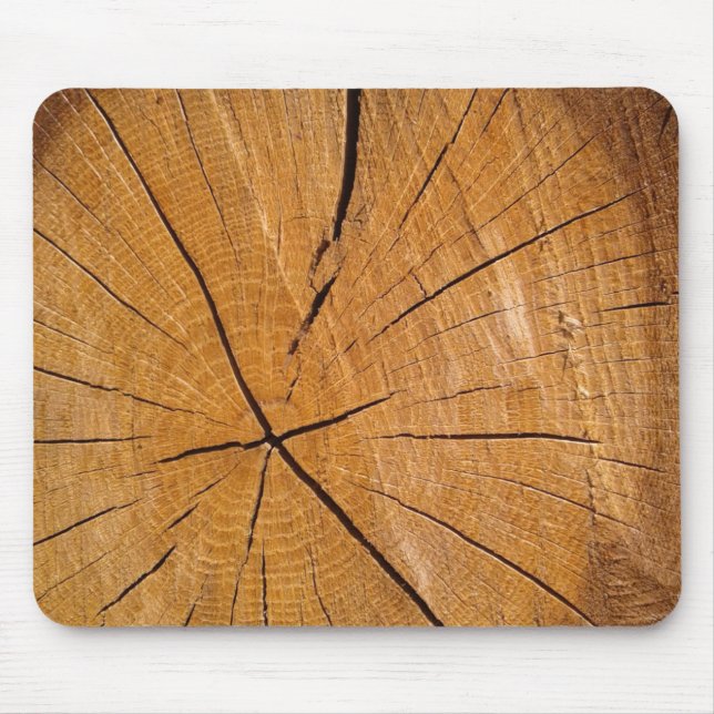 Alfombrilla De Ratón Tapa de madera rústica cubierta de madera (Frente)
