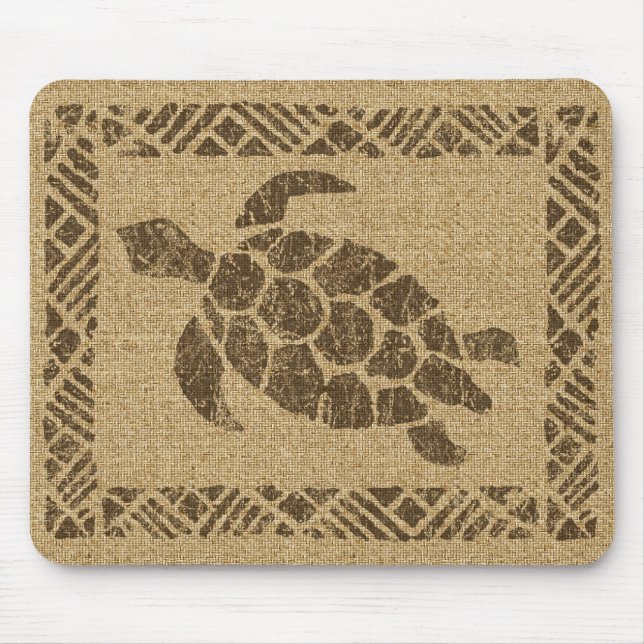Alfombrilla De Ratón Tapa Mousepad de Honu (Frente)