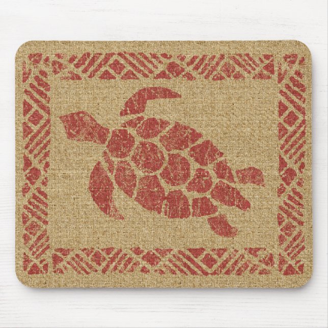 Alfombrilla De Ratón Tapa Mousepad de Honu (Frente)