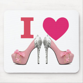 Alfombrilla De Ratón Tapete para ratón I love High heels!
