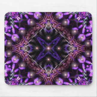 Alfombrilla De Ratón Tapicería ligera púrpura Mousepad del fractal