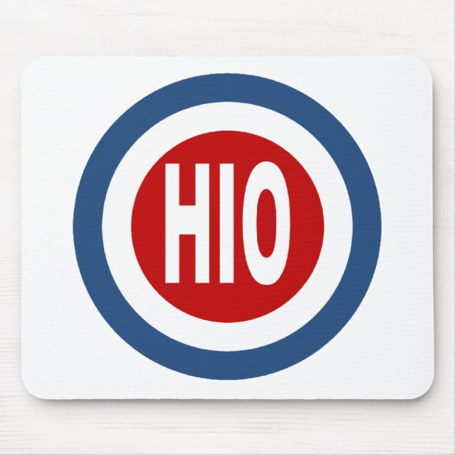 Alfombrilla De Ratón Tapis de souris blanc OHIO (Frente)