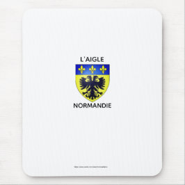 Alfombrilla De Ratón Tapis de souris - blason de L'Aigle - Normandie