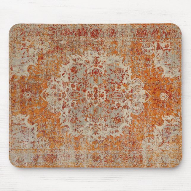 Alfombrilla De Ratón Tapis de souris oriental orange (Frente)