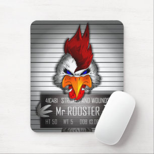 Alfombrilla De Ratón Tapis De Souris Sr. Rooster
