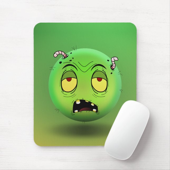Alfombrilla De Ratón Tapis De Souris Zombiemoji (Con ratón)