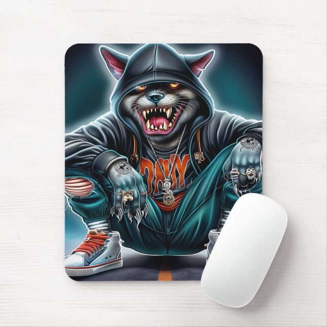 Alfombrilla De Ratón Tapis Sourie Rap Série 1 -4 (Con ratón)