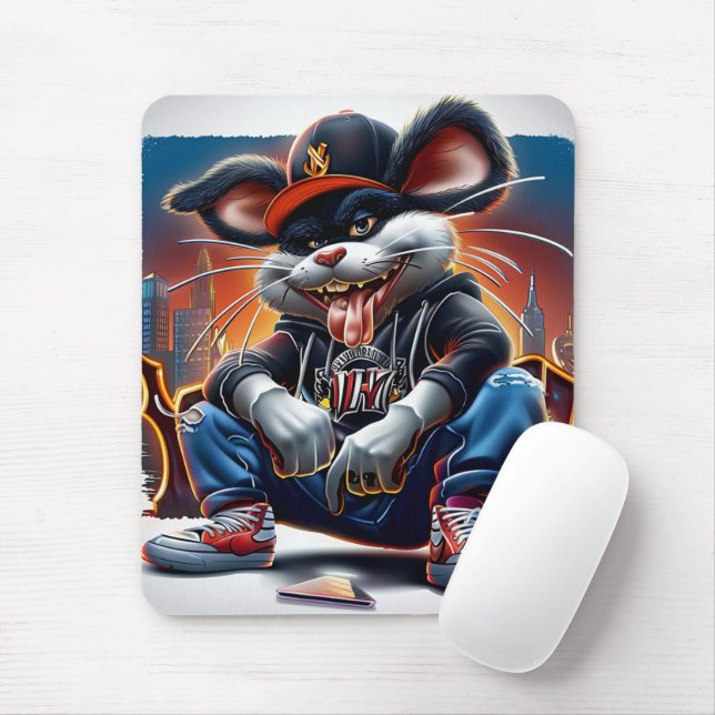 Alfombrilla De Ratón Tapis Sourie Rap Série 1 -5 (Con ratón)