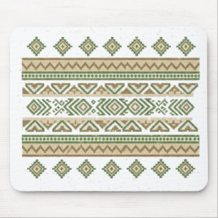 Alfombrilla De Ratón Tapiz de Ikat Terroso