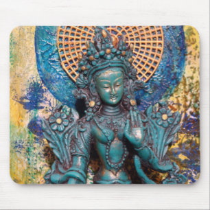 Alfombrilla De Ratón Tara verde Mousepad