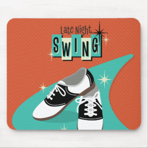 Alfombrilla De Ratón Tarde noche Swing Mousepad