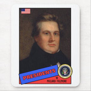 Alfombrilla De Ratón Tarjeta de béisbol de Millard Fillmore