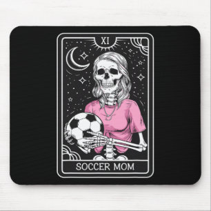 Alfombrilla De Ratón Tarjeta de Tarot de Mamá de Fútbol Retro Vintage